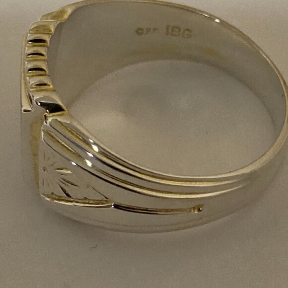 IB Goodman Sterling Silver 925 Signet Ring Size 10 - Picture 7 of 8